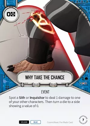 Why Take The Chance