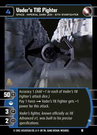 Vader's TIE Fighter (B) (Promo)