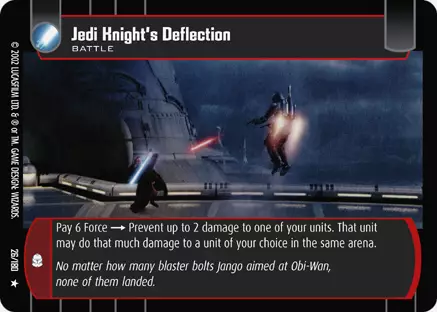 Jedi Knight's Deflection