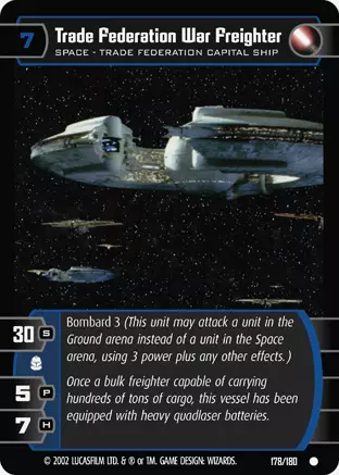 Trade Federation War Freighter