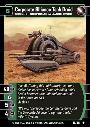 Corporate Alliance Tank Droid
