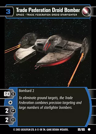 Trade Federation Droid Bomber