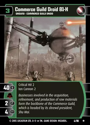 Commerce Guild Droid 81-X