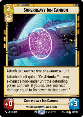 Superheavy Ion Cannon
