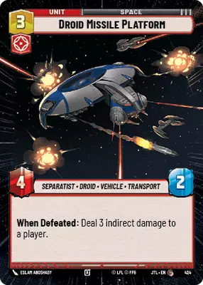 Droid Missile Platform HyperSpace