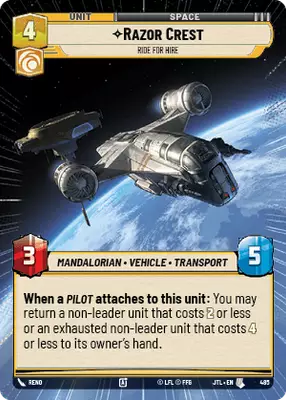 Razor Crest HyperSpace