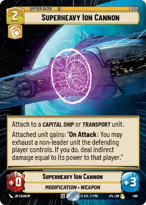 Superheavy Ion Cannon HyperSpace