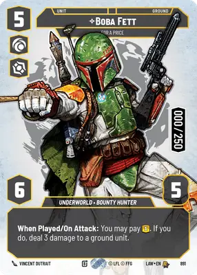 Boba Fett Serialized Prestige