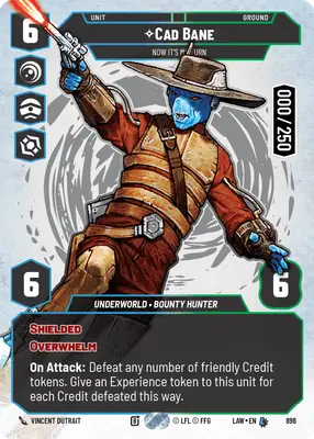 Cad Bane Serialized Prestige