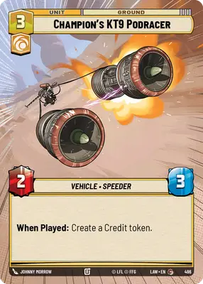 Champion's KT9 Podracer HyperSpace