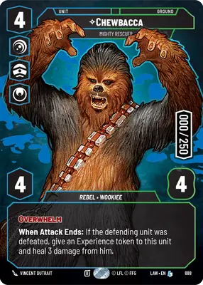 Chewbacca Serialized Prestige