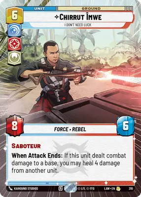 Chirrut Îmwe HyperSpace