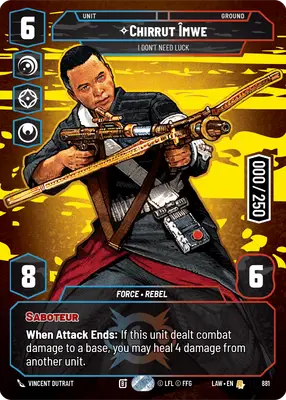 Chirrut Îmwe Serialized Prestige