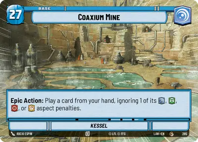 Coaxium Mine HyperSpace