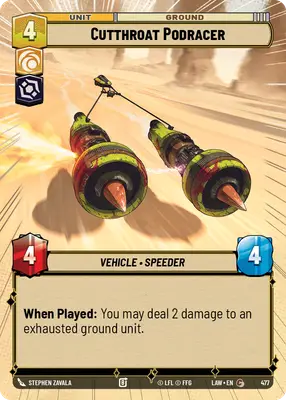 Cutthroat Podracer HyperSpace