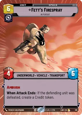 Fett's Firespray HyperSpace