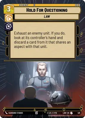 Hold For Questioning HyperSpace
