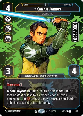 Kanan Jarrus Serialized Prestige
