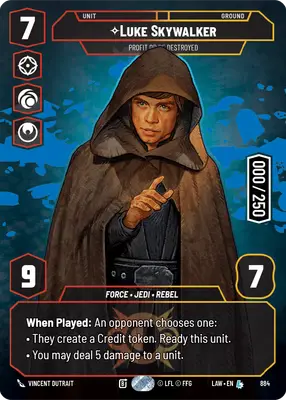 Luke Skywalker Serialized Prestige