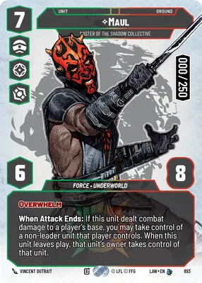 Maul Serialized Prestige
