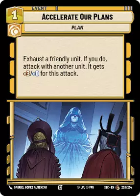 Accelerate Our Plans