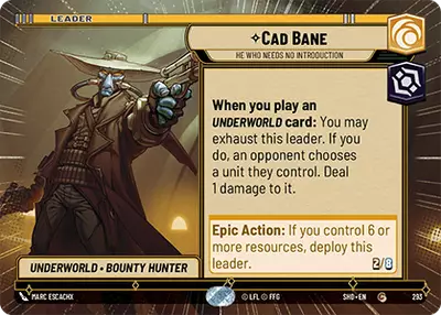 Cad Bane HyperSpace
