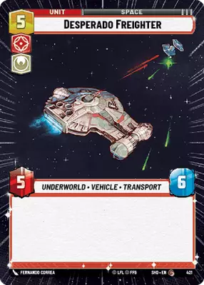 Desperado Freighter HyperSpace