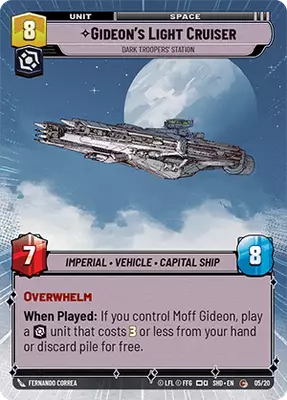 Gideon's Light Cruiser HyperSpace