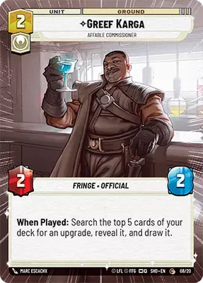 Greef Karga HyperSpace