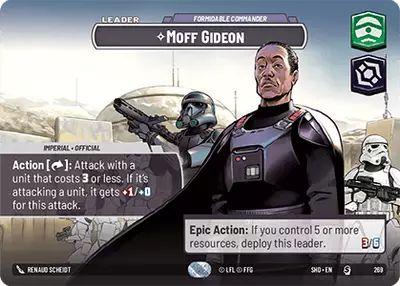 Moff Gideon ShowCase