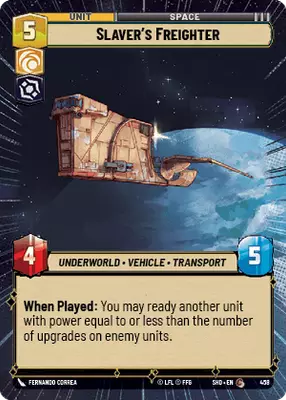 Slaver's Freighter HyperSpace
