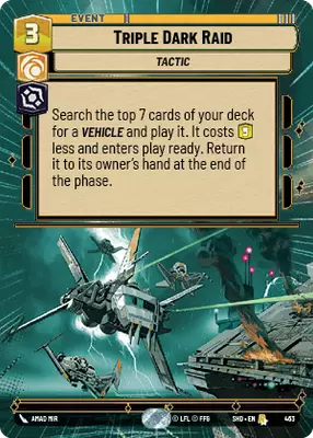 Triple Dark Raid HyperSpace