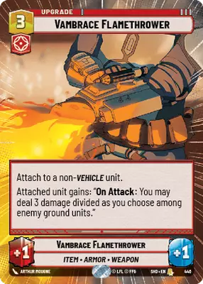 Vambrace Flamethrower HyperSpace