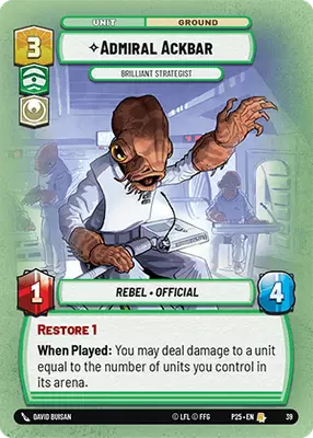 Admiral Ackbar Promo