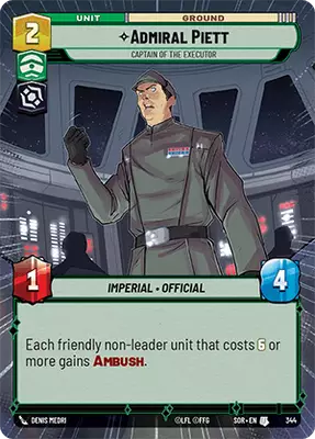 Admiral Piett HyperSpace