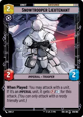 Snowtrooper Lieutenant Standard Prestige