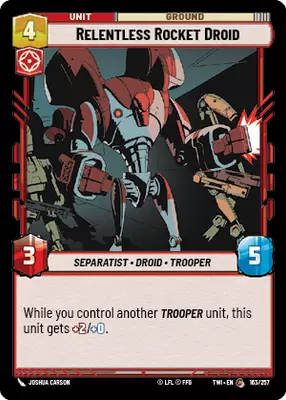 Relentless Rocket Droid