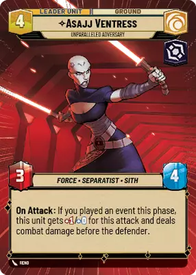 Asajj Ventress HyperSpace