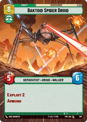 Baktoid Spider Droid HyperSpace