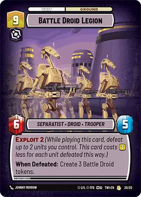 Battle Droid Legion Promo