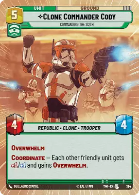 Clone Commander Cody HyperSpace