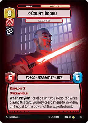 Count Dooku Promo