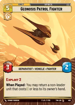 Geonosis Patrol Fighter HyperSpace