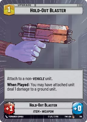 Hold-Out Blaster HyperSpace
