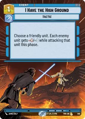 I Have the High Ground HyperSpace