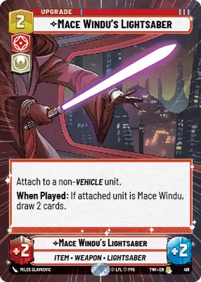 Mace Windu's Lightsaber HyperSpace