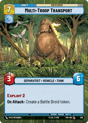Multi-Troop Transport HyperSpace