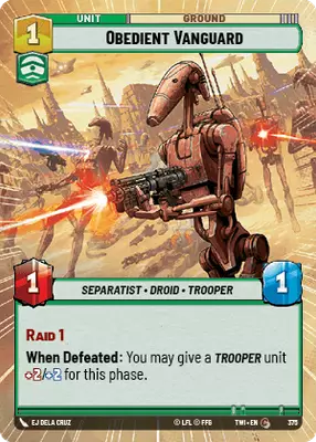 Obedient Vanguard HyperSpace