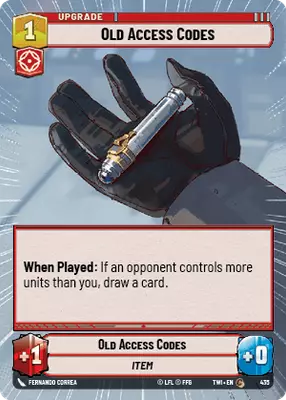 Old Access Codes HyperSpace