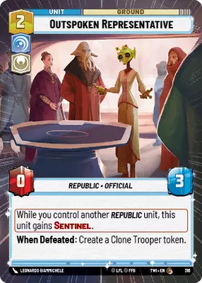 Outspoken Representative HyperSpace